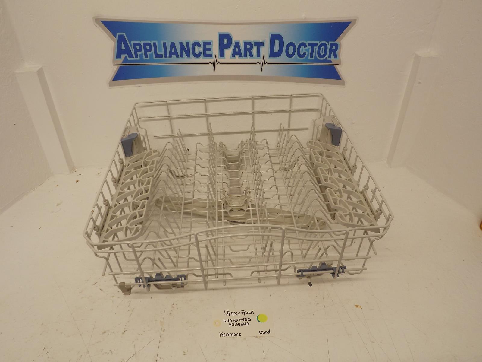 Kenmore Dishwasher W10727422 8539242 Upper Rack Used Kenmore Dishwasher W10727422 8539242 Upper Rack Used